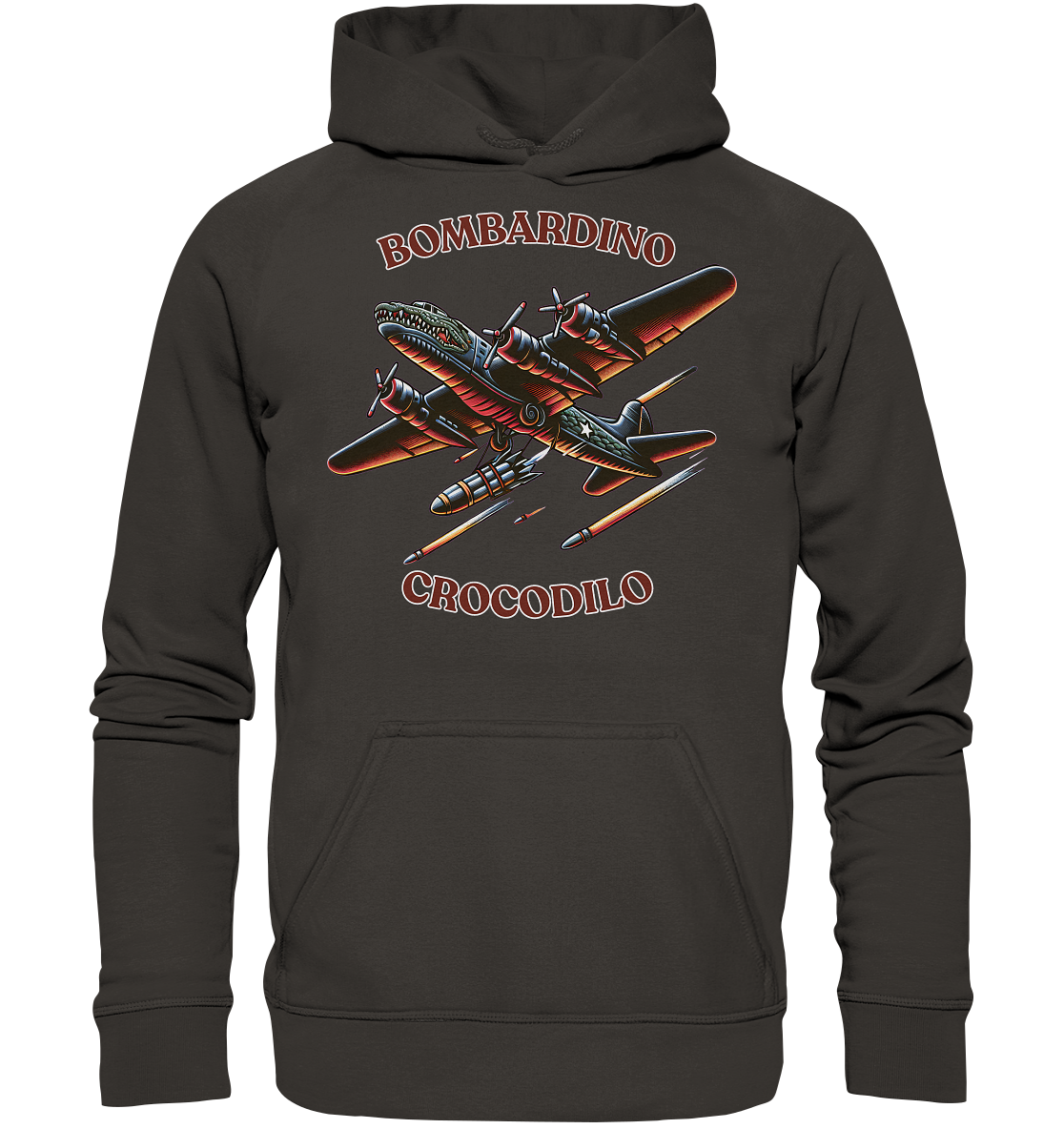 Comic Bombadino Crocodilo Basic Unisex Hoodie - Basic Unisex Hoodie