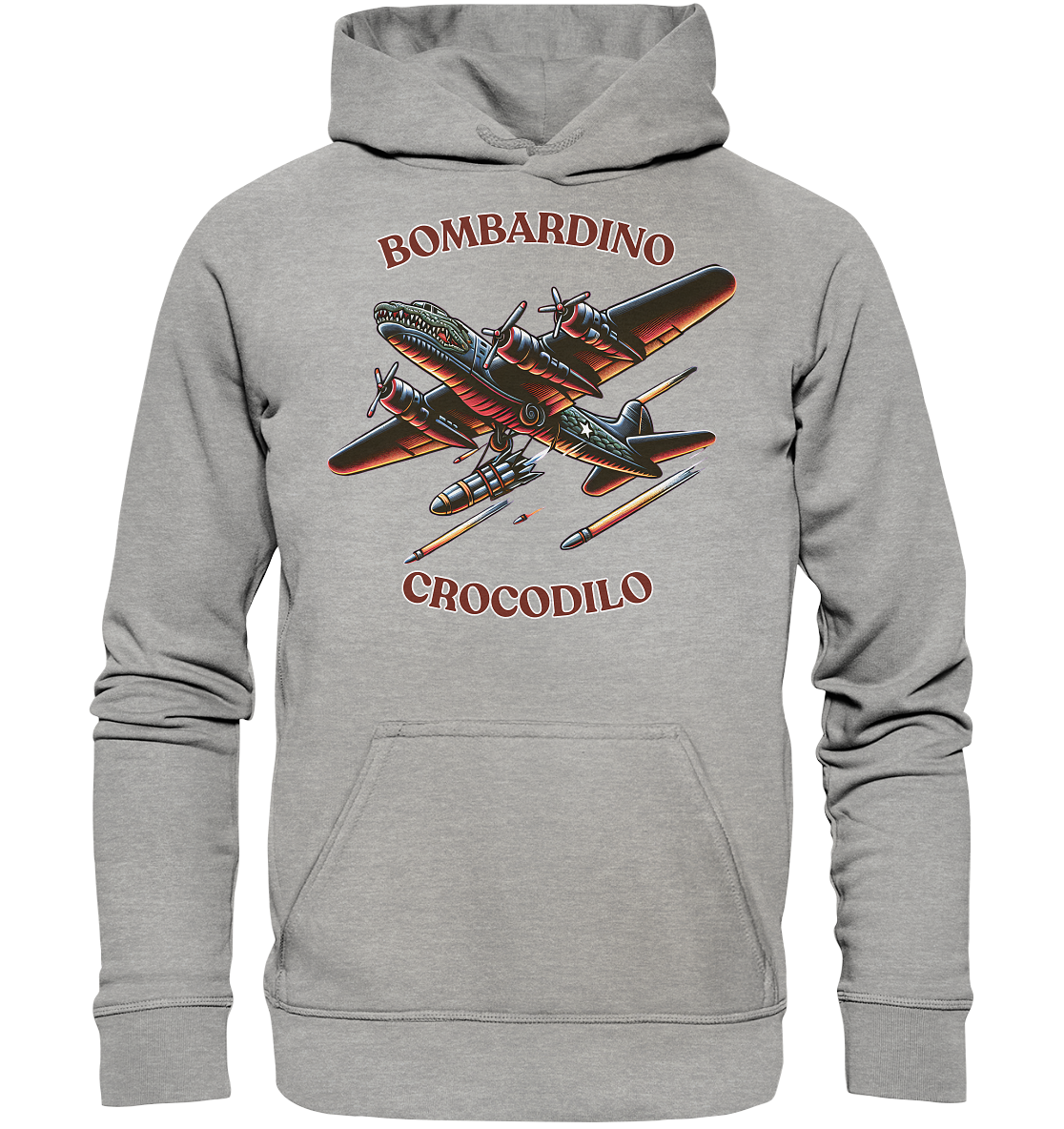 Comic Bombadino Crocodilo Basic Unisex Hoodie - Basic Unisex Hoodie
