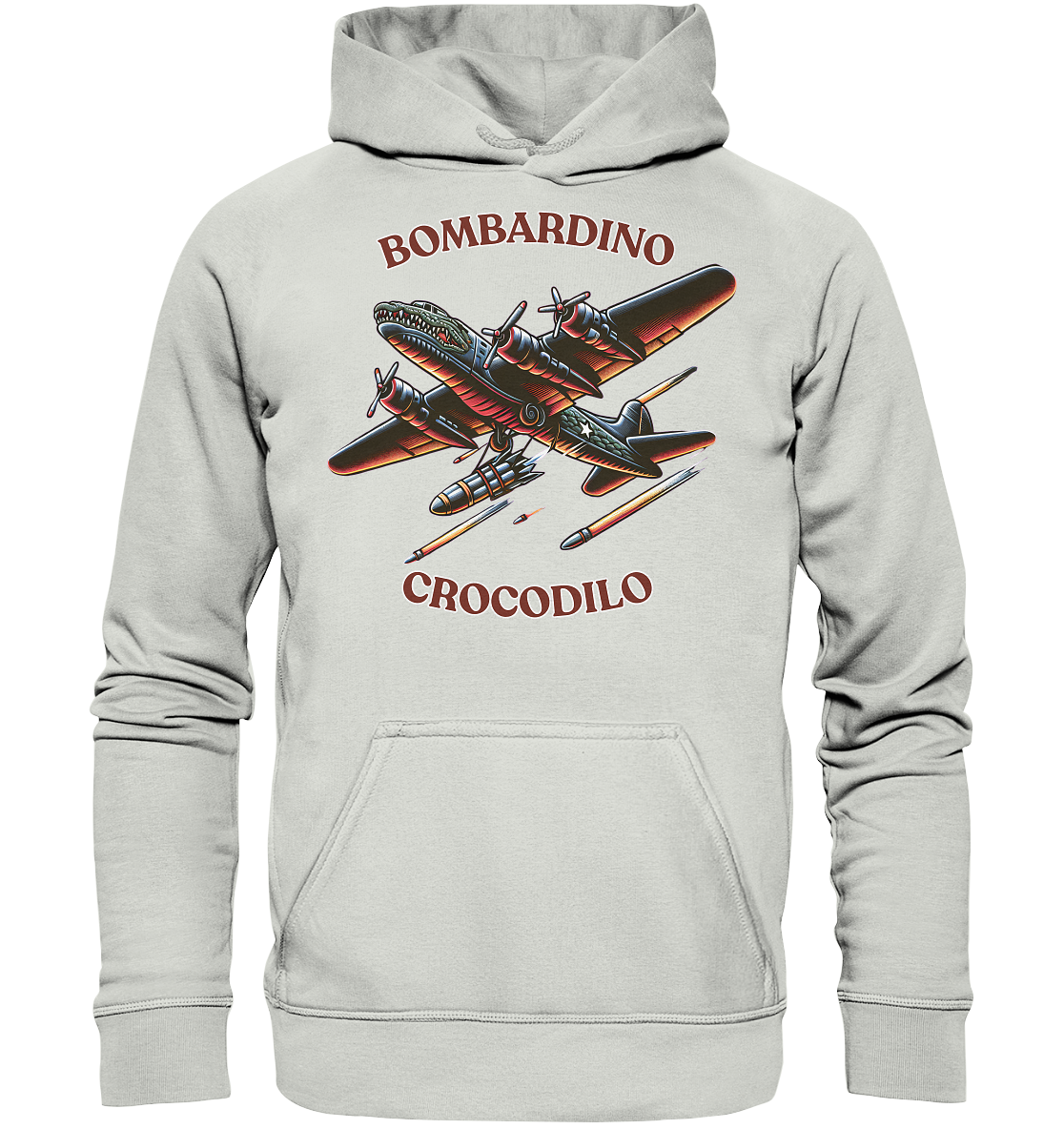 Comic Bombadino Crocodilo Basic Unisex Hoodie - Basic Unisex Hoodie