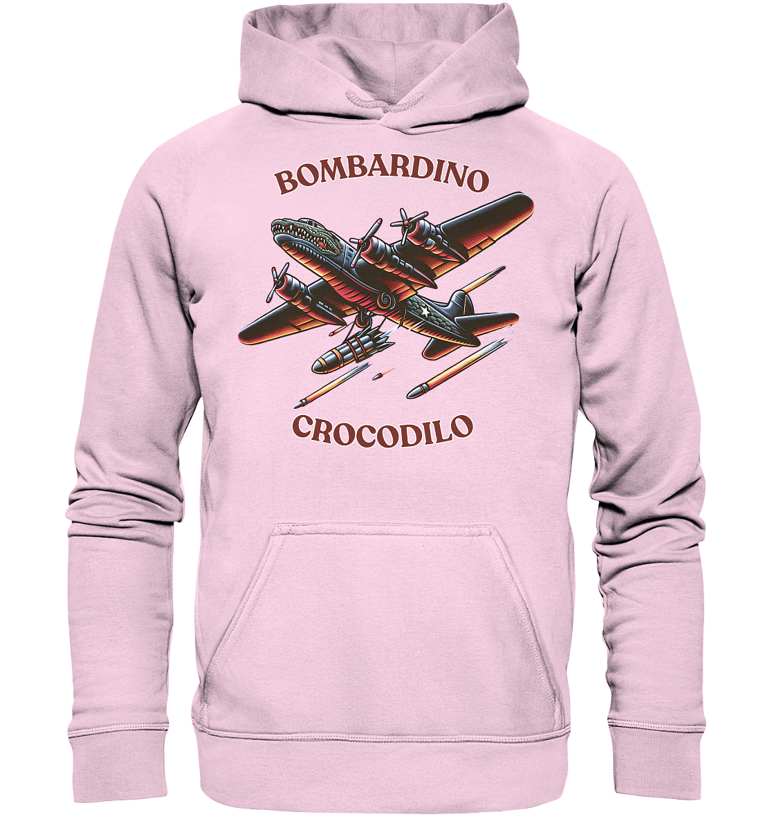 Comic Bombadino Crocodilo Basic Unisex Hoodie - Basic Unisex Hoodie