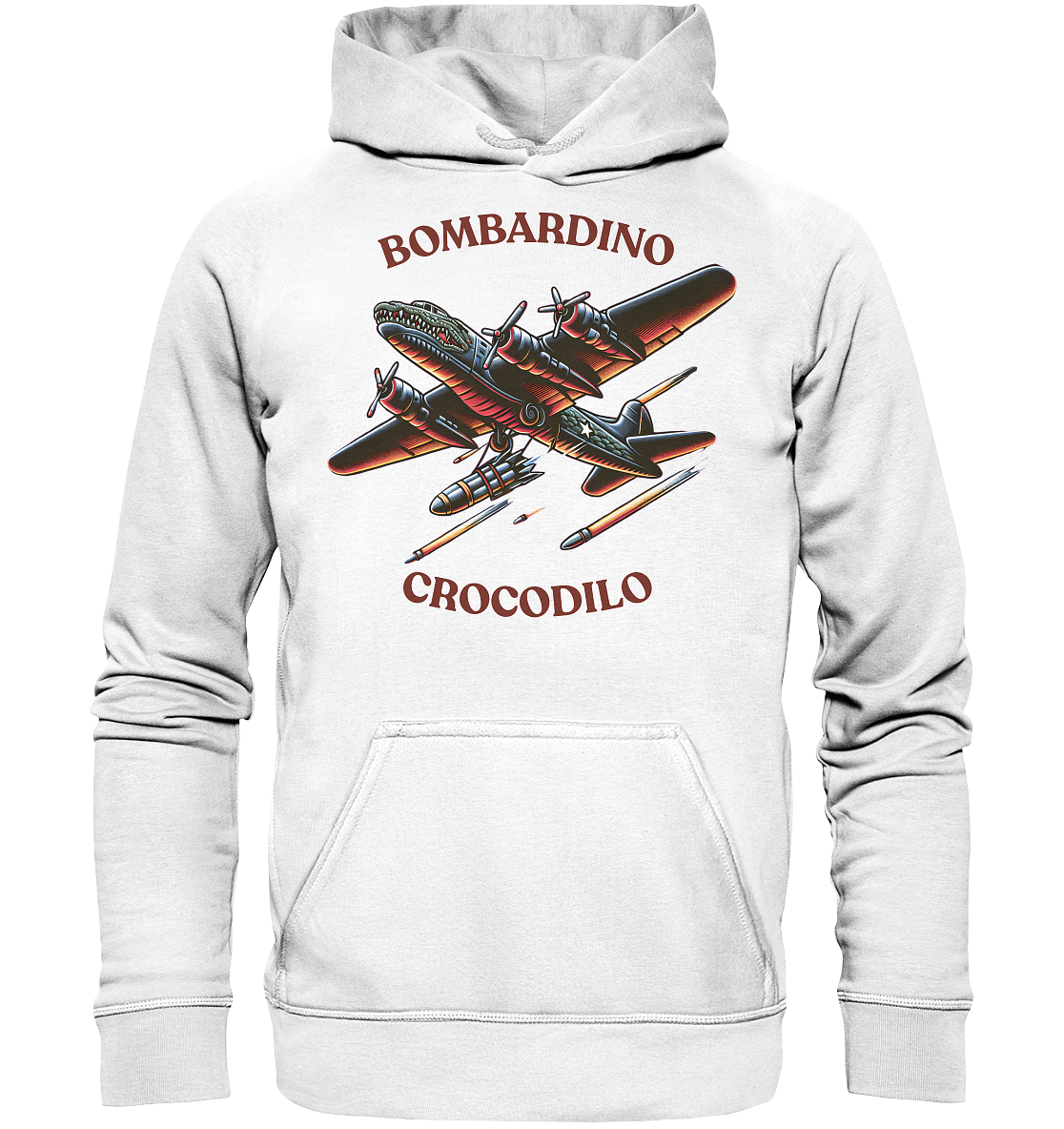 Comic Bombadino Crocodilo Basic Unisex Hoodie - Basic Unisex Hoodie