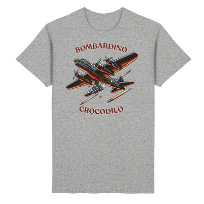 Bombardino Crocodilo Basic Unisex T-shirt - Heavy Cotton T-Shirt