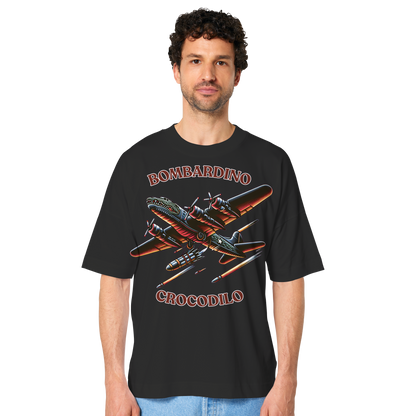 Comic Bombadino Crocodilo Premium oversized Unisex T-shirt - Organic Oversize Shirt