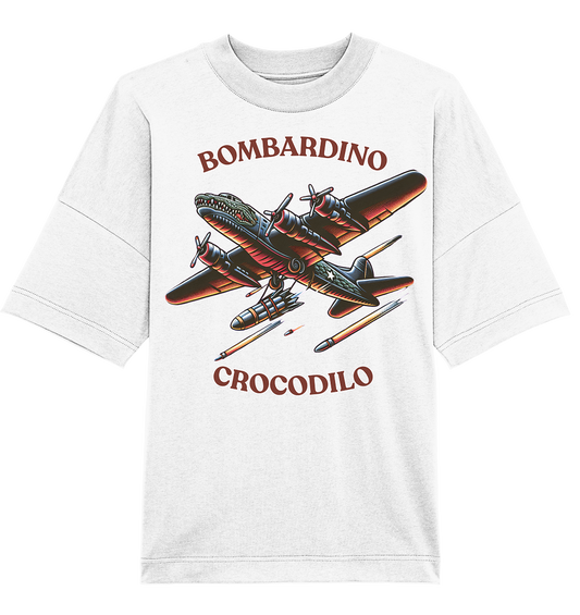 Comic Bombadino Crocodilo Premium oversized Unisex T-shirt - Organic Oversize Shirt