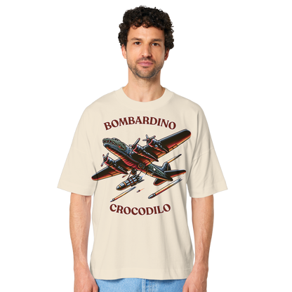 Comic Bombadino Crocodilo Premium oversized Unisex T-shirt - Organic Oversize Shirt